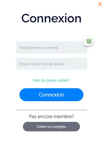 Accesso dei membri del FANTASTIK CASINO